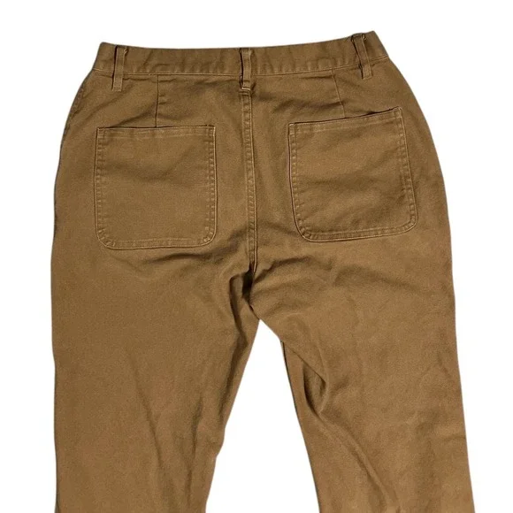Taylor Stitch Canvas Camp Chore Pants Size 30 Tan Button Fly Men's Double Knee - Picture 4 of 14